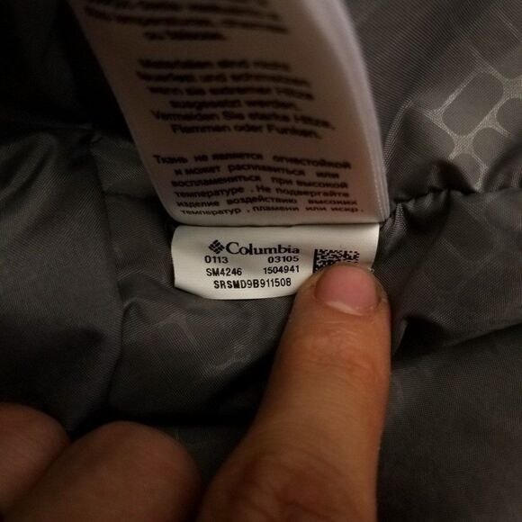 Columbia Fusion Exact Boulder Nylon Omni-Heat Waterproof Hooded Jacket Gorpcore - Picture 11 of 11